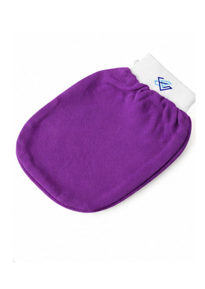 Gant de bain exfoliant pour le corps et le visage