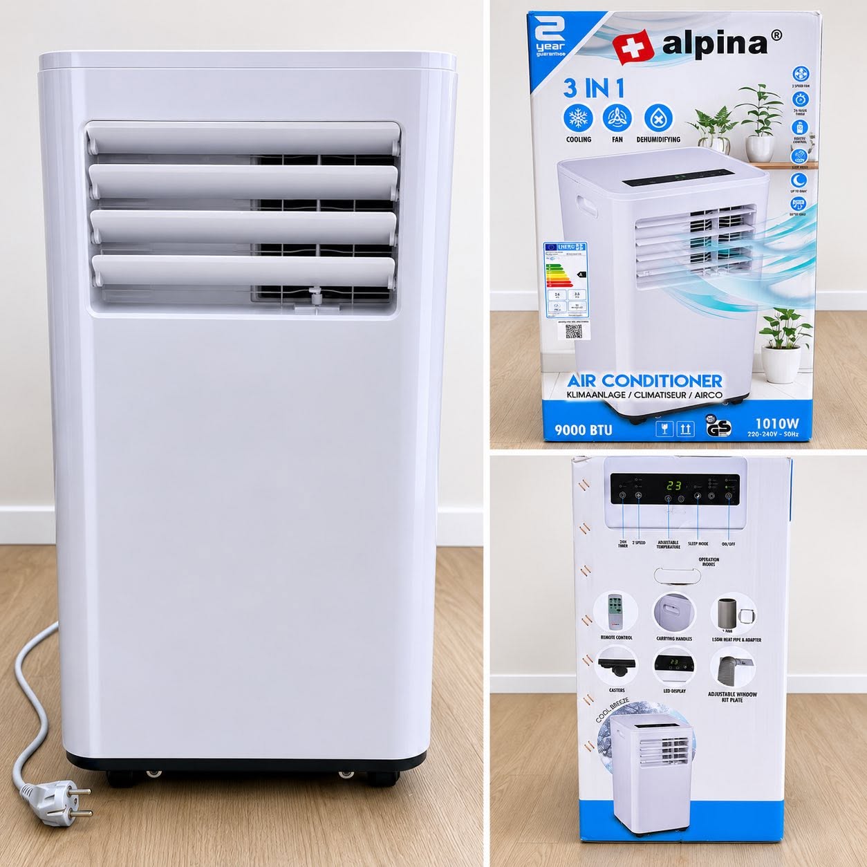 Climatiseur portable Alpina 3-en-1